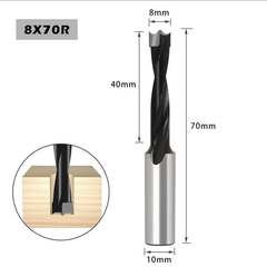 Mũi khoan gỗ TCT, Khoan dàn Tideway liên kết bản lề chốt gỗ ốc cam CNC Đen-R, Đỏ-L hợp kim cao cấp