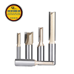 Mũi soi gỗ thẳng CNC lấy nền, Mũi phay gỗ TIDEWAY cốt bé 6.3mm sử dụng cho máy phay, máy cắt CNC
