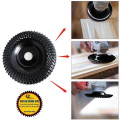 Đĩa mài gỗ đa năng, Lưỡi chà nhám gỗ đường kính 100mm lỗ trục 16mm chất liệu hợp kim cao cấp