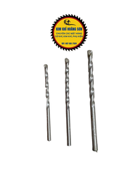 Mũi khoan bê tông 2 cạnh kích thước 3 - 14mm, Mũi khoan tường 2 chấu Mỹ Nicholson chuôi trụ phủ Titanium chịu lực tốt