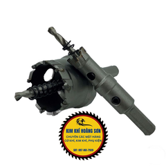 Mũi khoan khoét inox, sắt lỗ tròn ZT đường kính từ 16mm - 35mm, đầu hợp kim TCT sắc bén ít hao mòn