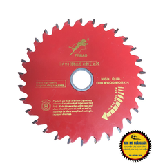 Lưỡi cắt gỗ hợp kim hộp giấy 110mm x 20mm x 30T, chất liệu thép hợp kim cao cấp chịu mài mòn, thích hợp máy cưa cầm tay