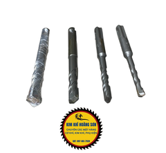 Mũi khoan bê tông 2 cạnh 6-12mm dài 110mm, Khoan tường Nicholson chuôi gài phủ Titanium chịu lực tốt