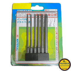 Bộ Mũi Lục Giác, Lục Bông (Bi), Hoa Thị, Vít Bake từ tính dài 65mm/100mm - Chuôi lục giác 6.35mm