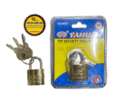 Ổ khoá bấm vali mini Ya Huan loại tốt bằng đồng thau kích thước 20mm nhỏ gọn, siêu bền, an toàn chắc chắn