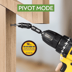 Đầu Lục Giác Nối Dài Chuyển Hướng Bắn Vít Góc 20 Độ Có Nam Châm Từ Tính 1/4" Tháo Lắp Nhanh Tiện Lợi
