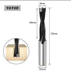Mũi khoan gỗ TCT, Khoan dàn Tideway liên kết bản lề chốt gỗ ốc cam CNC Đen-R, Đỏ-L hợp kim cao cấp