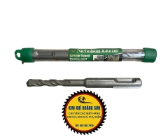 Mũi khoan bê tông 2 cạnh 6-12mm dài 110mm, Khoan tường Nicholson chuôi gài phủ Titanium chịu lực tốt