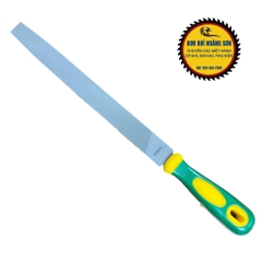 Dũa mài kim loại FEIBAO thép nguyên khối T12 size 8'' 10'' 12" tay cầm bọc nhựa TPR chống trơn trượt