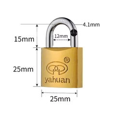 Ổ khoá bấm vali mini Ya Huan loại tốt bằng đồng thau kích thước 20-25mm nhỏ gọn, siêu bền, an toàn chắc chắn