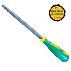 Dũa mài kim loại FEIBAO thép nguyên khối T12 size 8'' 10'' 12" tay cầm bọc nhựa TPR chống trơn trượt