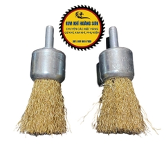 Chổi đánh rỉ sắt rỉ sét inox dạng bút chuôi 6mm lắp máy khoan cầm tay 5 cái