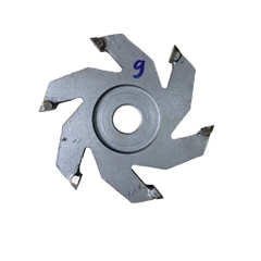 Mũi dao phay gỗ Tupie vạc tròn đều - vạc chéo 6/8/20 cánh lỗ trục 16mm, hợp kim cao cấp chuyên dụng
