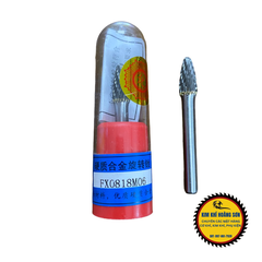 Mũi mài khắc kim loại trục 6mm đường kính đầu mũi từ 6 - 16mm, Mũi doa gỗ, nhựa, nhôm, inox siêu bền