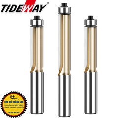 Mũi soi gỗ thẳng CNC lấy nền TIDEWAY phay gỗ cốt bé 6,3mm có bi sử dụng cho máy phay, máy cắt CNC
