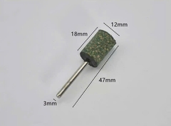 Combo 10 Mũi mài cao su trục 3mm đầu mài hình đạn, trụ đánh bóng nhựa thạch cao, rỉ sét bề mặt inox