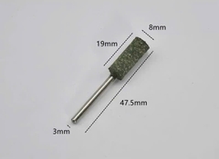 Combo 10 Mũi mài cao su trục 3mm đầu mài hình đạn, trụ đánh bóng nhựa thạch cao, rỉ sét bề mặt inox