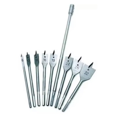 Bộ 8 mũi khoan khoét gỗ đuôi cá chuyên dụng 6-32mm, mũi khoan khoét thạch cao kèm cây nối dài