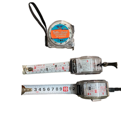Thước mét, Thước kéo, Thước rút cao cấp, Thước lỗ ban phong thuỷ chiều dài 5m có dây đeo tiện lợi