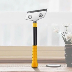 Cây sủi keo sơn silicon cán vàng đen chiều dài 300mm, bàn cạo vệ sinh tường siêu sắc bén tiện dụng