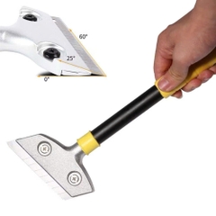 Cây sủi keo sơn silicon cán vàng đen chiều dài 300mm, bàn cạo vệ sinh tường siêu sắc bén tiện dụng