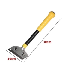 Cây sủi keo sơn silicon cán vàng đen chiều dài 300mm, bàn cạo vệ sinh tường siêu sắc bén tiện dụng
