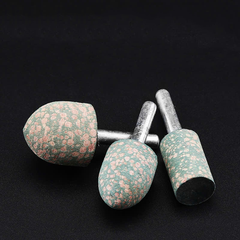 Mũi mài cao su trục 6mm đầu mài cao su hình đạn, trụ đánh bóng gỗ nhựa thạch cao, rỉ sét bề mặt inox