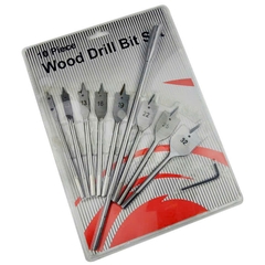 Bộ 8 mũi khoan khoét gỗ đuôi cá chuyên dụng 6-32mm, mũi khoan khoét thạch cao kèm cây nối dài