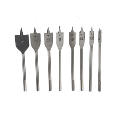 Bộ 8 mũi khoan khoét gỗ đuôi cá chuyên dụng 6-32mm, mũi khoan khoét thạch cao kèm cây nối dài