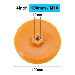 Đĩa chà nhám gỗ đế nhám nhựa tròn đánh bóng tự dính gắn máy khoan máy mài cầm tay độ dính cao bền bỉ