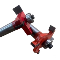 Mũi phay gỗ, Mũi soi cuốc 4 cánh có bi cao cấp chân to 12.7mm, hợp kim siêu bền, chịu nhiệt tốt