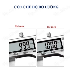 Thước kẹp điện tử FEIBAO 150mm thép hợp kim cứng không rỉ, màn hình LCD rõ nét, độ chính xác cao