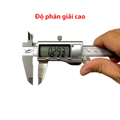 Thước kẹp điện tử FEIBAO 150mm thép hợp kim cứng không rỉ, màn hình LCD rõ nét, độ chính xác cao