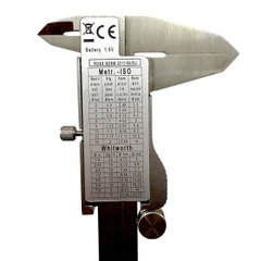 Thước kẹp điện tử FEIBAO 150mm thép hợp kim cứng không rỉ, màn hình LCD rõ nét, độ chính xác cao