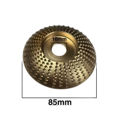 Đĩa mài gỗ đa năng, Lưỡi chà nhám gỗ dùng cho máy mài cầm tay lỗ trục 16mm chất liệu hợp kim cao cấp