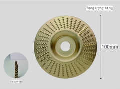 Đĩa mài gỗ đa năng, Lưỡi chà nhám gỗ dùng cho máy mài cầm tay lỗ trục 16mm chất liệu hợp kim cao cấp