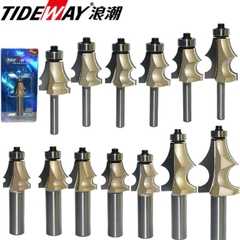 Mũi soi chỉ tơ gỗ phay 1 kẻ chỉ đũa mũi vẽ Tideway cao cấp cốt trục 6.35mm và 12.7mm