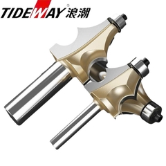 Mũi soi chỉ tơ gỗ phay 1 kẻ chỉ đũa mũi vẽ Tideway cao cấp cốt trục 6.35mm và 12.7mm