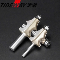 Mũi soi chỉ tơ gỗ phay 1 kẻ chỉ đũa mũi vẽ Tideway cao cấp cốt trục 6.35mm và 12.7mm