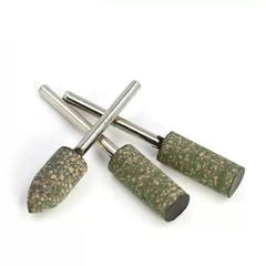 Combo 10 Mũi mài cao su trục 3mm đầu mài hình đạn, trụ đánh bóng nhựa thạch cao, rỉ sét bề mặt inox