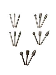 Mũi mài kim cương độ mịn #60, Đầu mài khắc đá ngọc hình trụ, đạn, tròn đường kính từ 6mm - 25mm trục 6mm siêu cứng