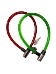 Khoá dây cáp chống cắt, khóa xe chống trộm, khóa cửa dài 60-80cm chắc chắn, dễ sử dụng kèm 2 chìa