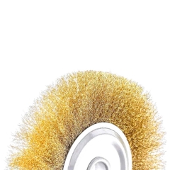 Chổi đánh rỉ sắt đĩa cước rỉ sét lỗ trục 16mm đường kính 100mm, 125mm, 150mm lắp máy mài cầm tay