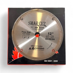 Lưỡi cắt gỗ hợp kim SmarCuz 305mm - 3.2x30mm - 100/120 răng, Cưa cắt gỗ cao cấp đường cắt sắc bén