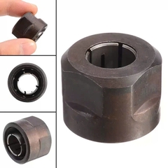 Phụ Kiện Máy Phay Gỗ Ốc Soi, Rọ Soi, Đầu Chuyển Ắc Soi Thép Cacbon Cho Các Loại Máy 12.7MM Về 6.35MM