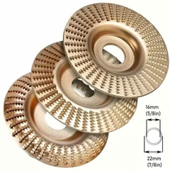 Đĩa mài gỗ đa năng, Lưỡi chà nhám gỗ dùng cho máy mài cầm tay lỗ trục 16mm chất liệu hợp kim cao cấp