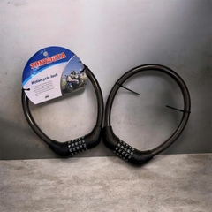 Khóa dây xe đạp mật khẩu 4 - 5 số Tonyouy khóa chống trộm xe đạp, xe máy, khóa cửa loại tốt (có thể đổi mã số)