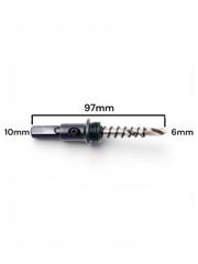 Mũi khoan khoét lỗ tròn 50mm - 200mm có mũi khoan định tâm chuôi tròn chất liệu thép gió HSS cao cấp