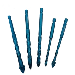 Mũi khoan đa năng lệch tâm cao cấp chuôi lục giác 6.35mm chuyên khoan gạch men cứng HEX-9 Xanh