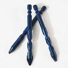 Mũi khoan đa năng lệch tâm cao cấp chuôi lục giác 6.35mm chuyên khoan gạch men cứng HEX-9 Xanh